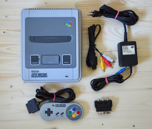 Snes console super nintendo - console,